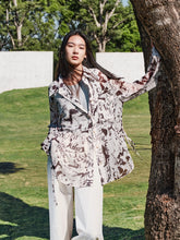 Women's Allover Print Shirt with Side Tie